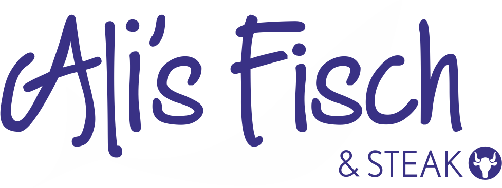 Alis Fisch Markt Grill Logo auf dunkel 2019